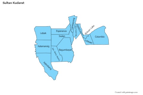 Sample Maps for Sultan Kudarat (blue)