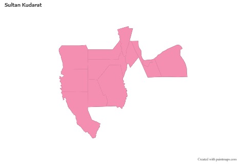 Sample Maps for Sultan Kudarat (pink,outline)