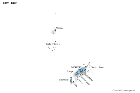 Sample Maps for Tawi-Tawi (blue,shadowy)