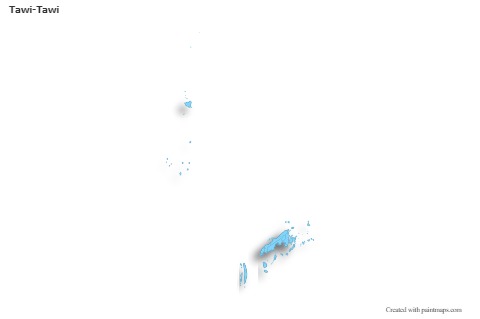 Sample Maps for Tawi-Tawi (blue,outline,shadowy)
