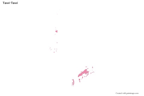 Sample Maps for Tawi-Tawi (pink,outline)