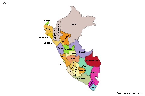 Sample Maps for Peru (colored)