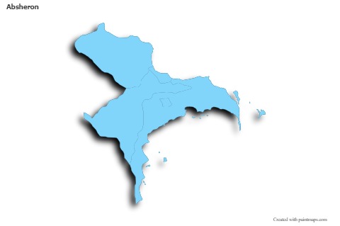 Sample Maps for Absheron (blue,outline,shadowy)