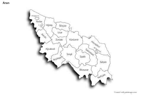 Sample Maps for Aran (black-white,shadowy)