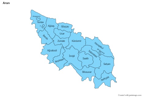 Sample Maps for Aran (blue)