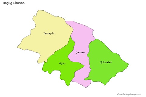 Sample Maps for Daglig-Shirvan (colored)