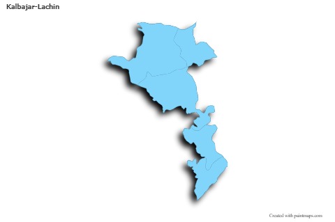 Contoh Peta untuk Kalbajar-Lachin (biru,garis luar,bayangan)