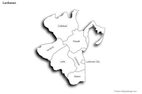 Sample Maps for Lankaran (black-white,shadowy)