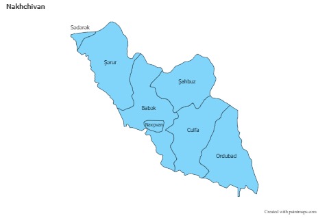 Sample Maps for Nakhchivan (blue)