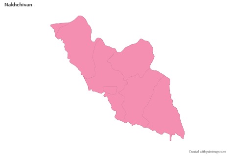 Sample Maps for Nakhchivan (pink,outline)