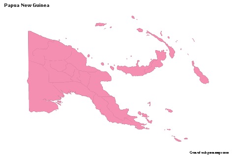Sample Maps for Papua New Guinea (pink,outline)