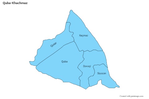Contoh Peta untuk Quba-Khachmaz (biru)