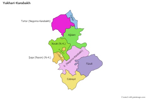 Sample Maps for Yukhari-Karabakh (colored)