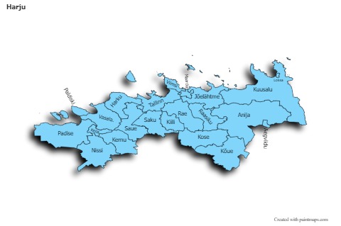Sample Maps for Harju (blue,shadowy)