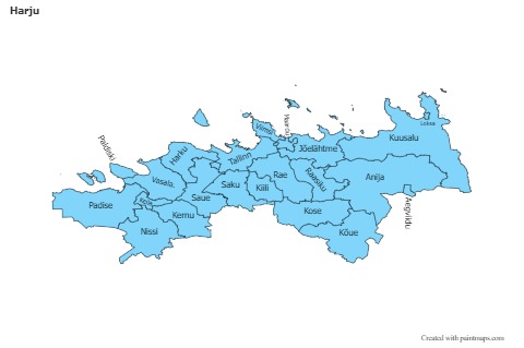 Sample Maps for Harju (blue)