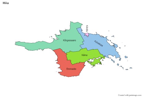 Sample Maps for Hiiu (colored)