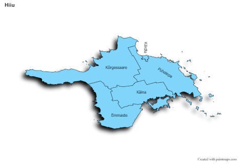 Sample Maps for Hiiu (blue,shadowy)