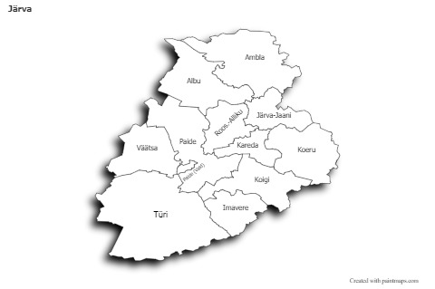 Sample Maps for Järva (black-white,shadowy)