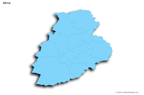 Sample Maps for Järva (blue,outline,shadowy)
