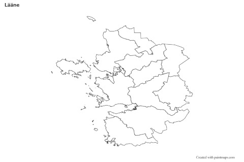 Sample Maps for Lääne (black-white)