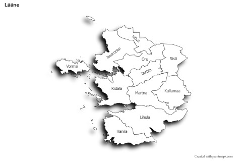 Sample Maps for Lääne (blue,shadowy)