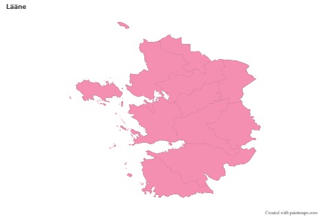 Sample Maps for Lääne (pink,outline)