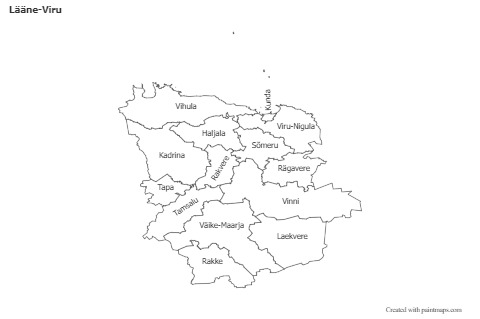 Sample Maps for Lääne-Viru (black-white)