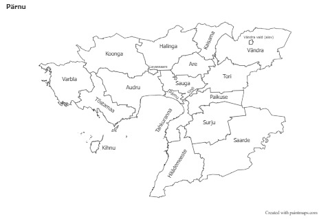 Sample Maps for Pärnu (black-white)