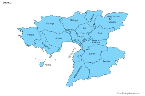 Sample Maps for Pärnu (blue)