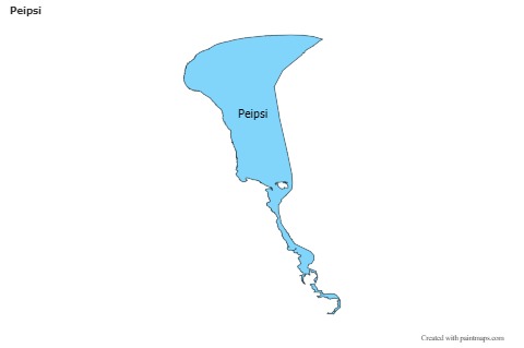 Contoh Peta untuk Peipsi (biru)