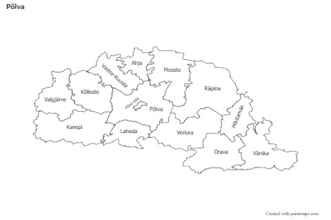 Sample Maps for Põlva (black-white)