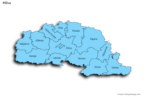 Sample Maps for Põlva (blue,shadowy)