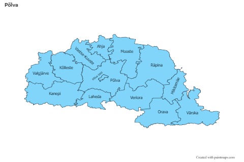 Sample Maps for Põlva (blue)