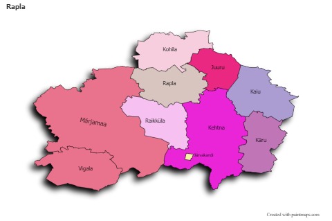 Sample Maps for Rapla (colored,shadowy)