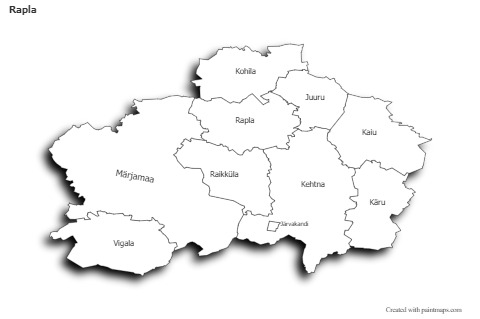 Sample Maps for Rapla (black-white,shadowy)