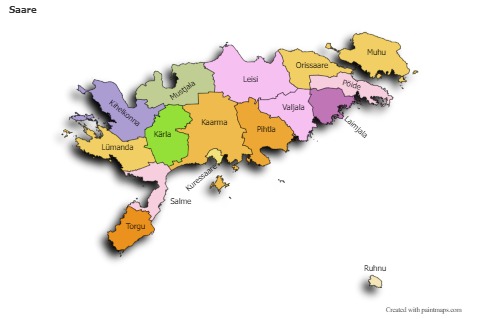 Contoh Peta untuk Saare (berwarna,bayangan)
