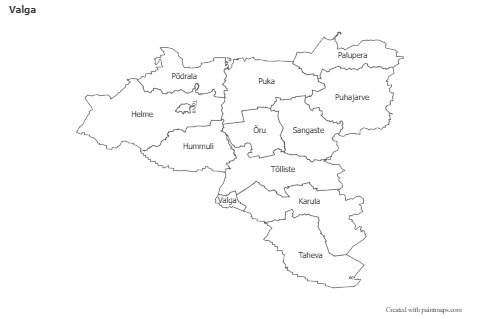 Sample Maps for Valga (black-white)