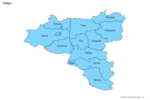 Sample Maps for Valga (blue)