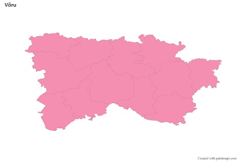 Sample Maps for Võru (pink,outline)