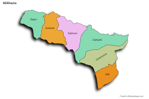 Sample Maps for Abkhazia (colored,shadowy)