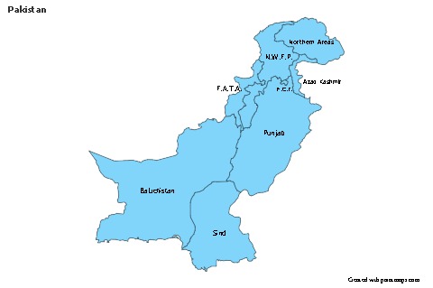Sample Maps for Pakistan (blue)