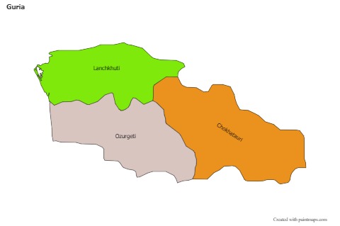 Sample Maps for Guria (black-white,shadowy)