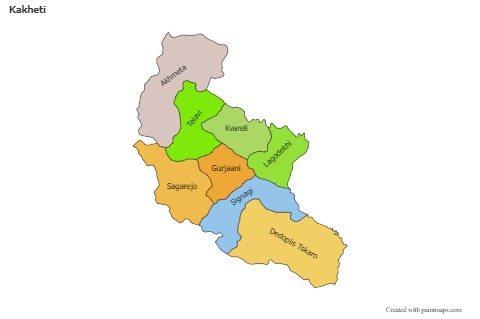 Sample Maps for Kakheti (colored)