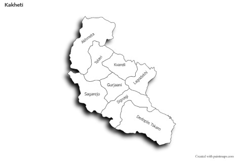 Sample Maps for Kakheti (black-white)