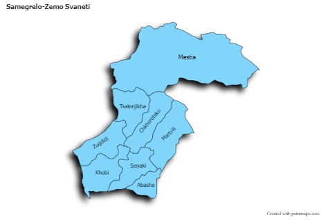 Sample Maps for Samegrelo-Zemo Svaneti (blue,shadowy)