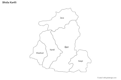 Sample Maps for Shida Kartli (black-white)