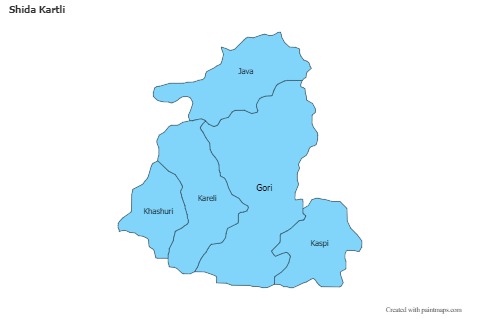 Sample Maps for Shida Kartli (blue)