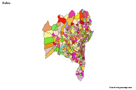 Sample Maps for Bahia (colored)
