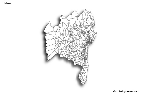 Sample Maps for Bahia (black-white,shadowy)