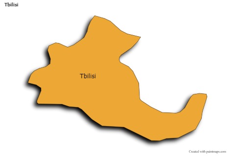 Sample Maps for Tbilisi (colored,shadowy)